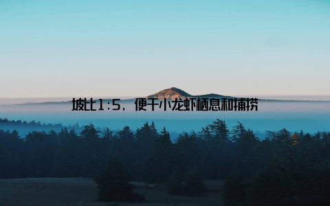 坡比1:5, 便于小龙虾栖息和捕捞